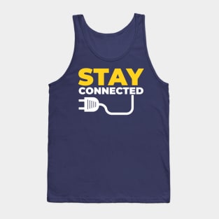 Stay Connected with Cable Tank Top